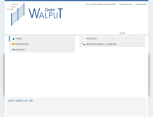 Tablet Screenshot of draht-walput.com